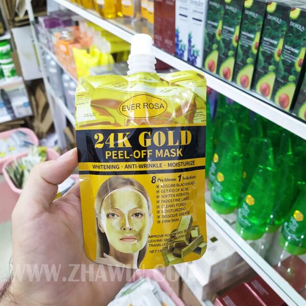 ماسک لایه بردار ضد پیری طلا 24k